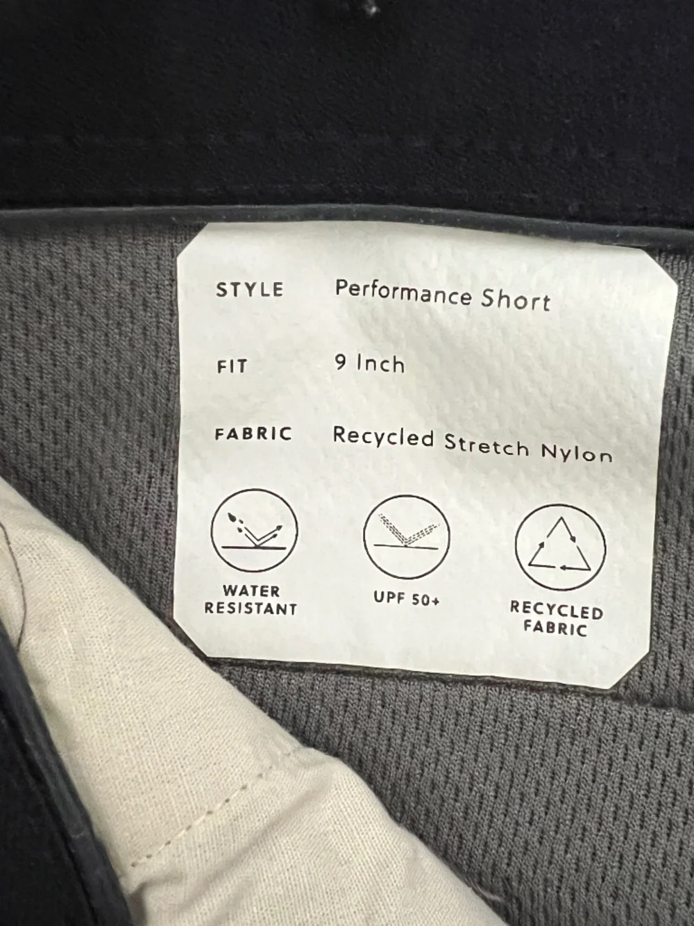 JCrew men's tech shorts, size 28 (waist)